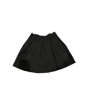 Express black scallop stretchy skirt small